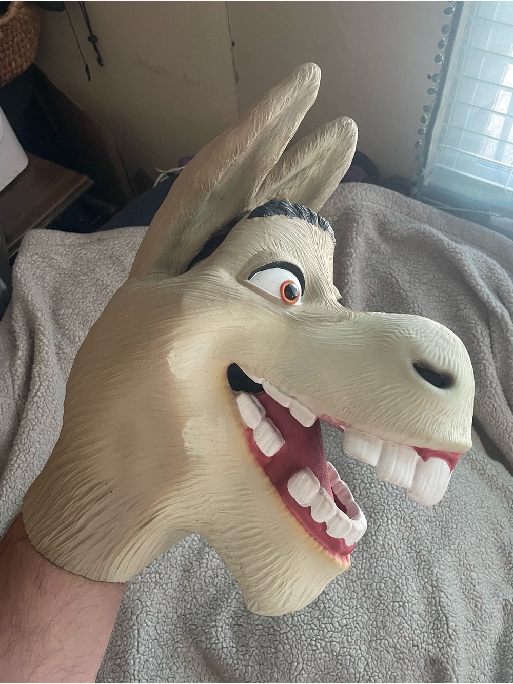 Shrek Donkey Dreamworks mask Cream Great quality!